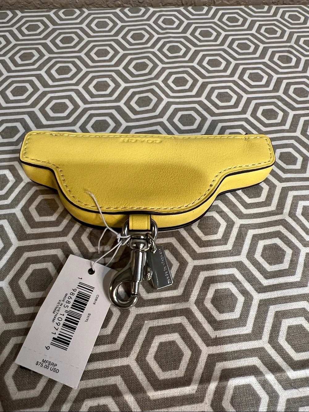 Coach leather car
